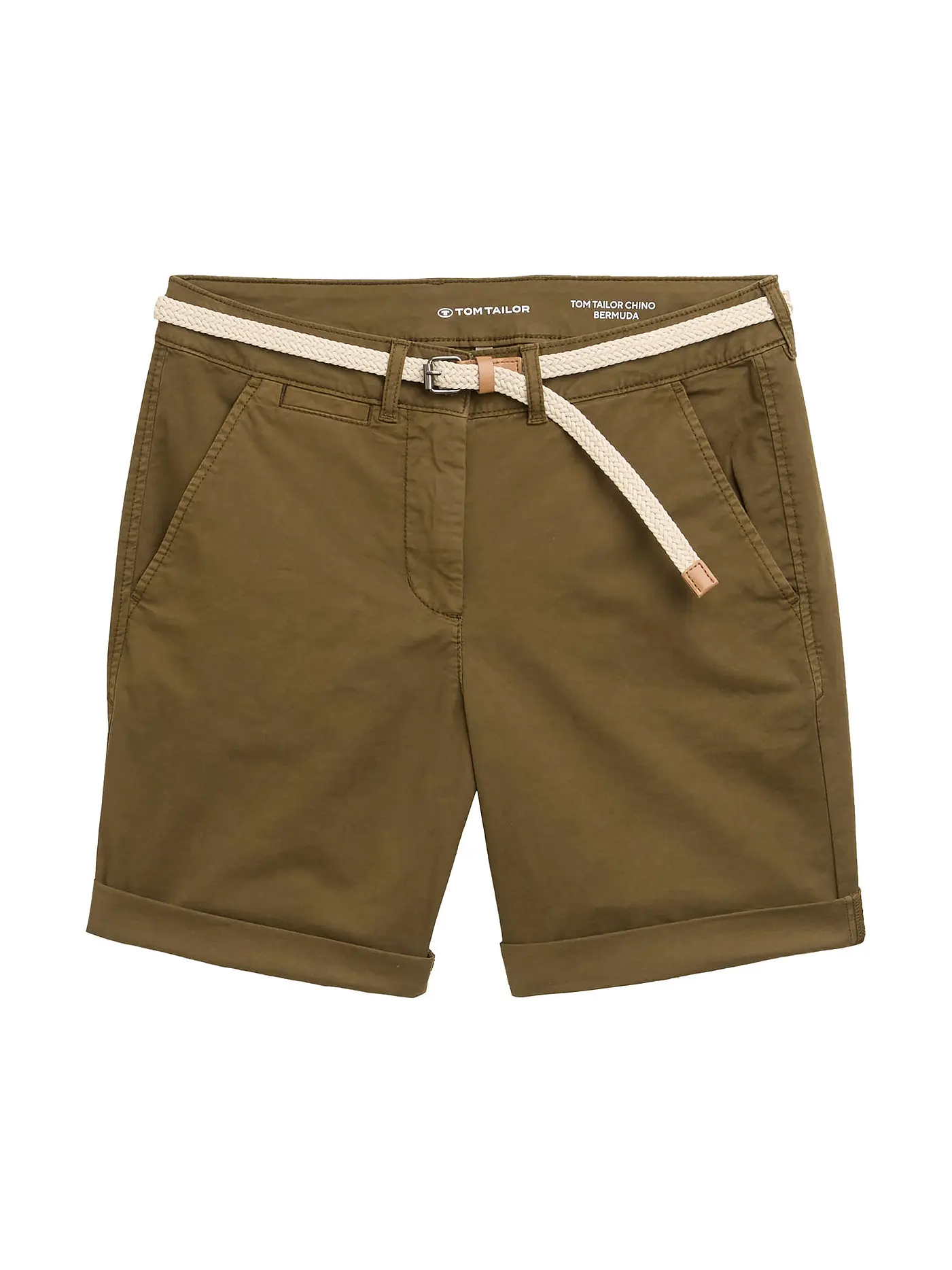 TOM TAILOR | Chinoshorts | olive